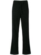 Sonia Rykiel Flared Track Pants - Black