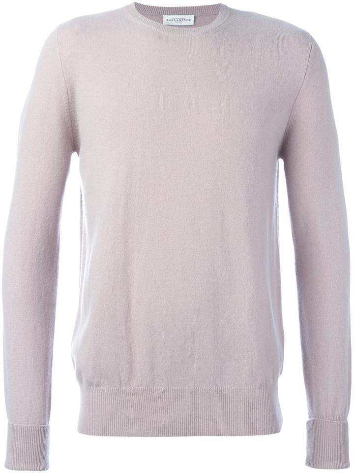 Ballantyne Classic Jumper, Men's, Size: 52, Nude/neutrals, Cashmere