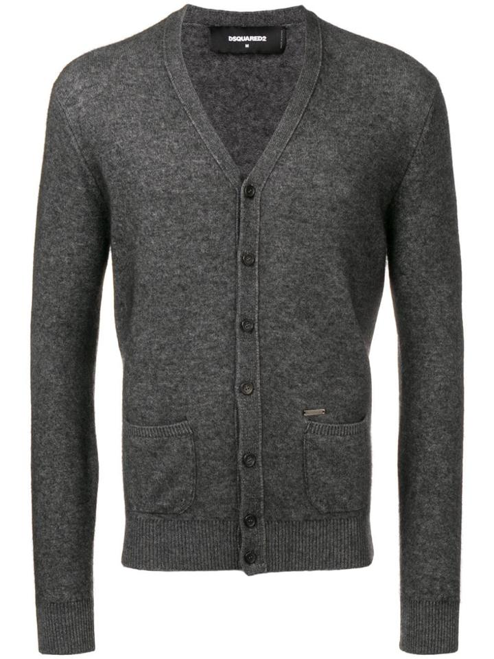 Dsquared2 Slim-fit Cardigan - Grey