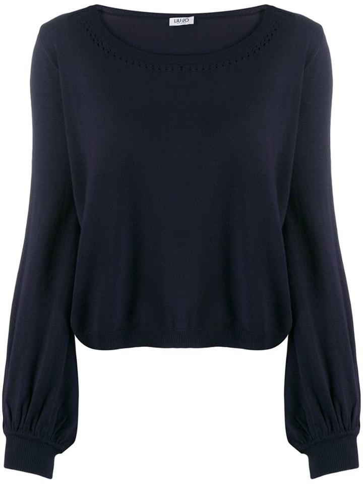 Liu Jo Bell Sleeve Jumper - Blue