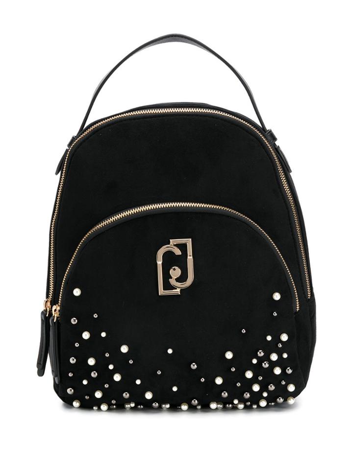 Liu Jo Pearl Studded Backpack - Black