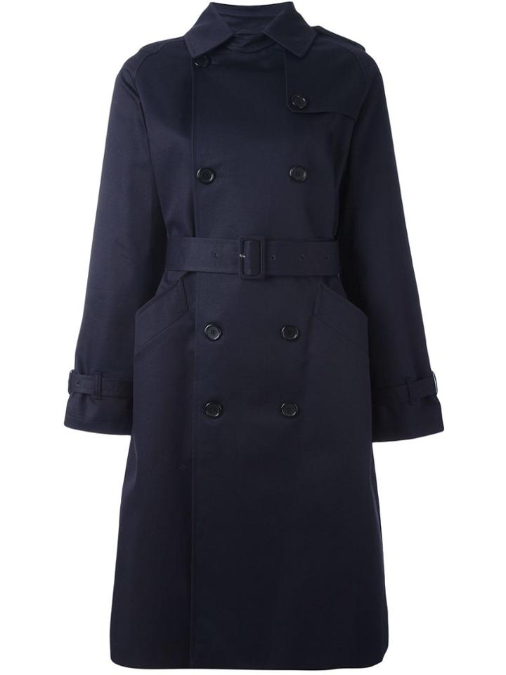 A.p.c. 'greta' Coat - Blue