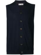 Brunello Cucinelli Knit Vest, Men's, Size: 50, Blue, Cashmere/wool