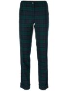 P.a.r.o.s.h. Plaid Tailored Trousers - Green
