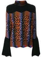 Peter Pilotto Pattern Intarsia Sweater - Blue