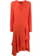 Barbara Bui Layered Day Dress - Orange