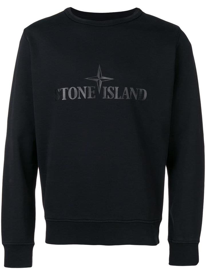 Stone Island Classic Logo Sweatshirt - Black