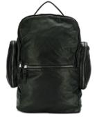 Giorgio Brato Large Wrinkled-effect Backpack - Black