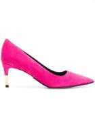 Balmain Kitten-heel Pumps - Pink & Purple