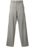 Mackintosh 0003 Tailored Wide-leg Trousers - Grey