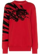 Givenchy Flying Cat Jacquard Jumper - Red