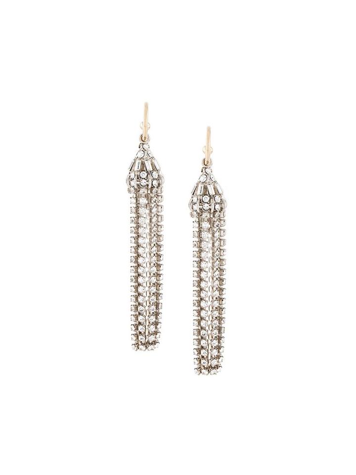 Roberto Cavalli Swarovsky Crystal Drop Earrings