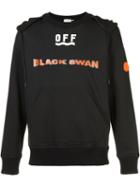 Moncler X Off-white Slogan Sweater, Men's, Size: Medium, Black, Cotton