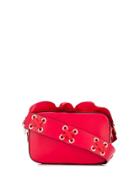 Red Valentino Red(v) Frill Detail Shoulder Bag