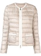 Moncler Quilted Shell Puffer Coat - Neutrals