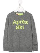 Mc2 Saint Barth Kids Douglas Aprés Ski Jumper - Grey