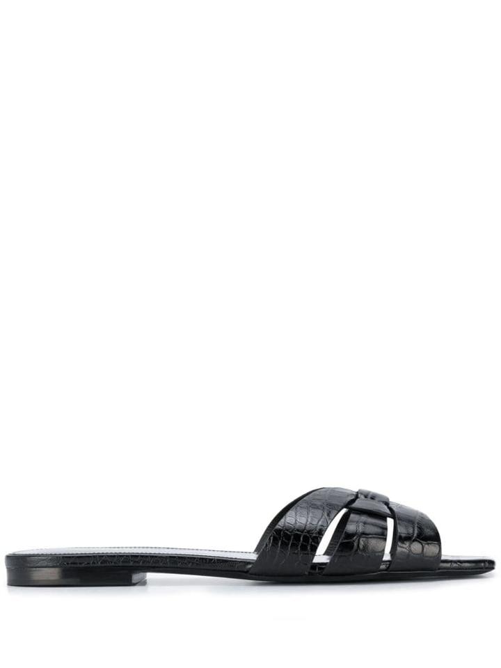 Saint Laurent Tribute Slides - Black