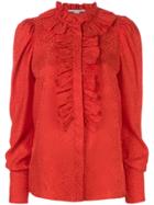 Stella Mccartney Ruffled Front Shirt - Yellow & Orange