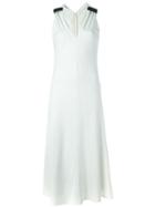 Neil Barrett V-neck Dress - White