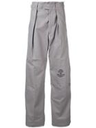 Raf Simons Raw-edge Utilitarian Trousers - Grey