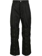 Y / Project Paneled Leg Pants, Adult Unisex, Size: Large, Black, Polyamide/acetate/polyester