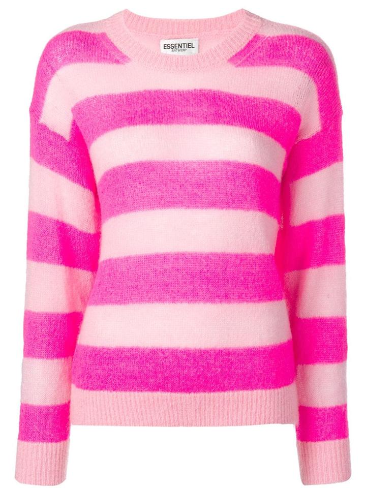 Essentiel Antwerp Striped Jumper - Pink