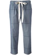 Erika Cavallini Eleanor Trousers, Women's, Size: 46, Blue, Cotton