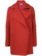 Sportmax Single Breasted Coat - Red