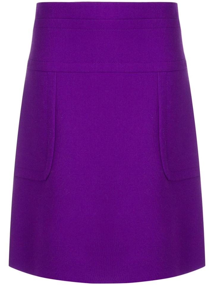 Marni Panelled High Waist A-line Skirt - Purple