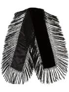 Rockins Fringe Detail Scarf - Black