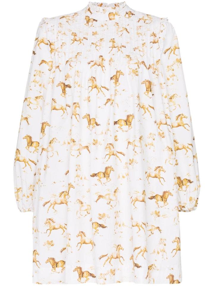 Ganni Weston Dress - White
