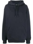 Reebok X Victoria Beckham Oversized Logo Hoodie - Blue