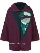 Undercover X Valentino Hooded Parka - Purple