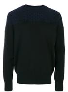 Sacai Panelled Jumper - Black