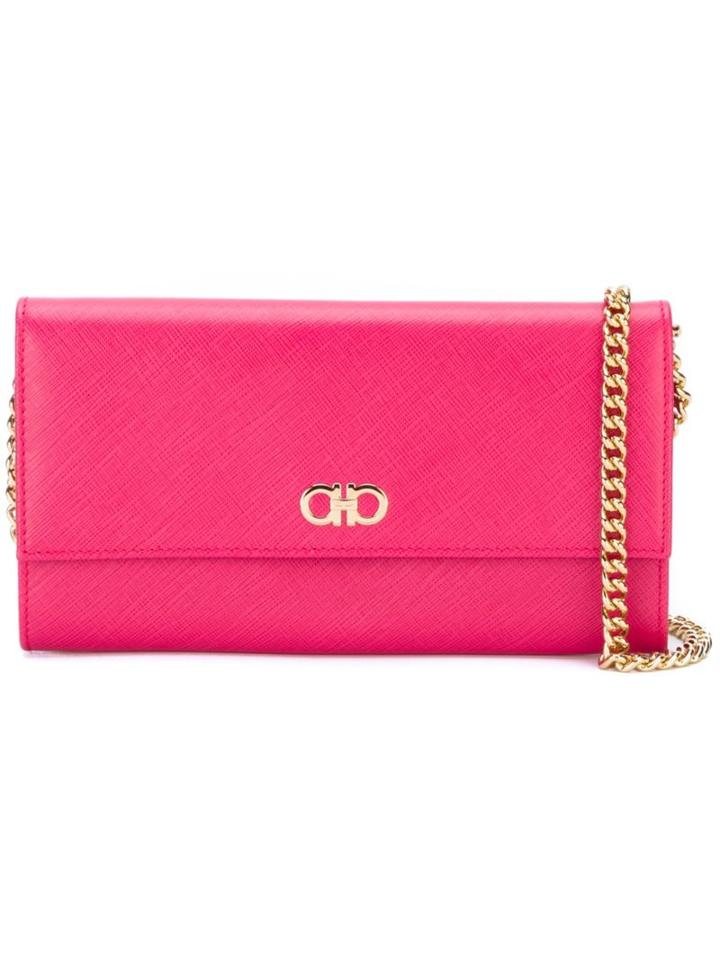Salvatore Ferragamo Gancio Flap Chain Wallet