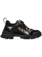 Gucci Leather Journey Trainers - Black