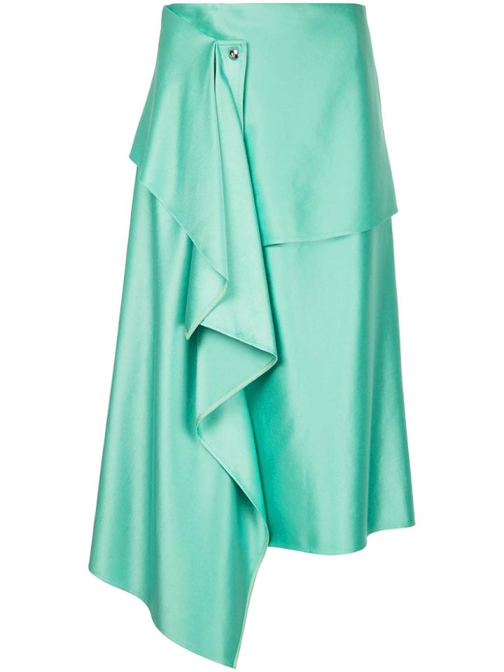 Sies Marjan Draped Bow Skirt - Green