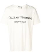 Gucci Slogan Print T-shirt - Yellow
