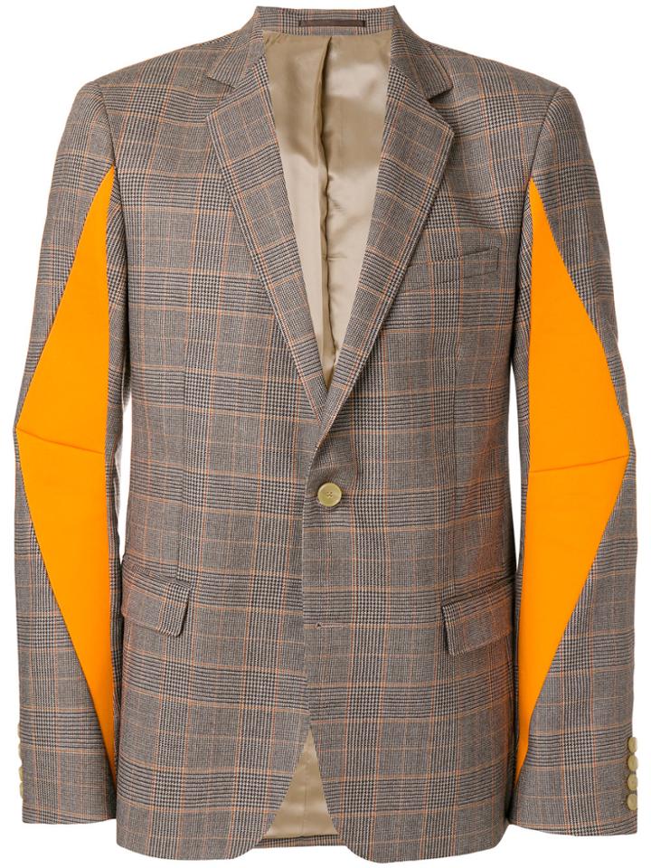 Walter Van Beirendonck Panelled Blazer - Brown