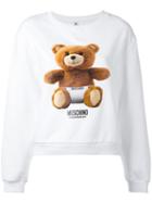 Moschino - Fitted Baby Bear Sweatshirt - Women - Cotton - Xs, Women's, White, Cotton