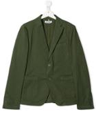 Dondup Kids Classic Fitted Blazer - Green