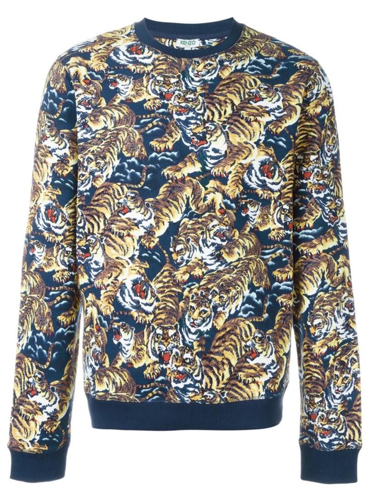 Kenzo 'flying Tiger' Sweatshirt, Men's, Size: Small, Cotton