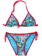 Mc2 Saint Barth Kids - Teen Karen Bikini - Kids - Polyamide/spandex/elastane - 16 Yrs, Girl's, Blue