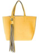 Alila Large Fringed Tote - Yellow & Orange