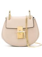 Chloé - 'drew' Shoulder Bag - Women - Lamb Skin - One Size, Nude/neutrals, Lamb Skin