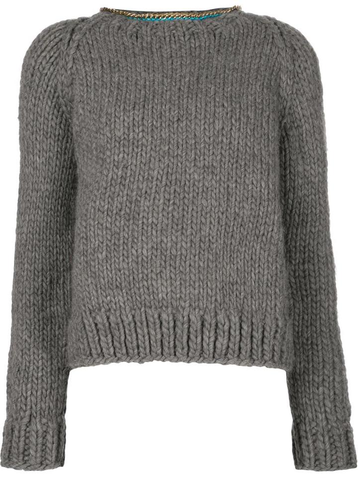 Aurelie Bidermann Chain Neck Sweater