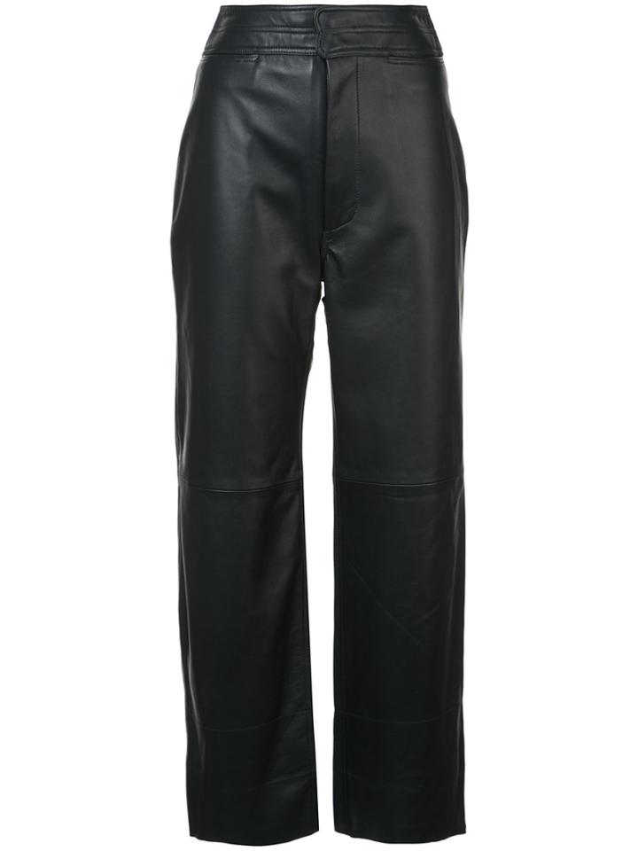 Apiece Apart High-waisted Wide Leg Trousers - Blue