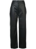 Apiece Apart High-waisted Wide Leg Trousers - Blue