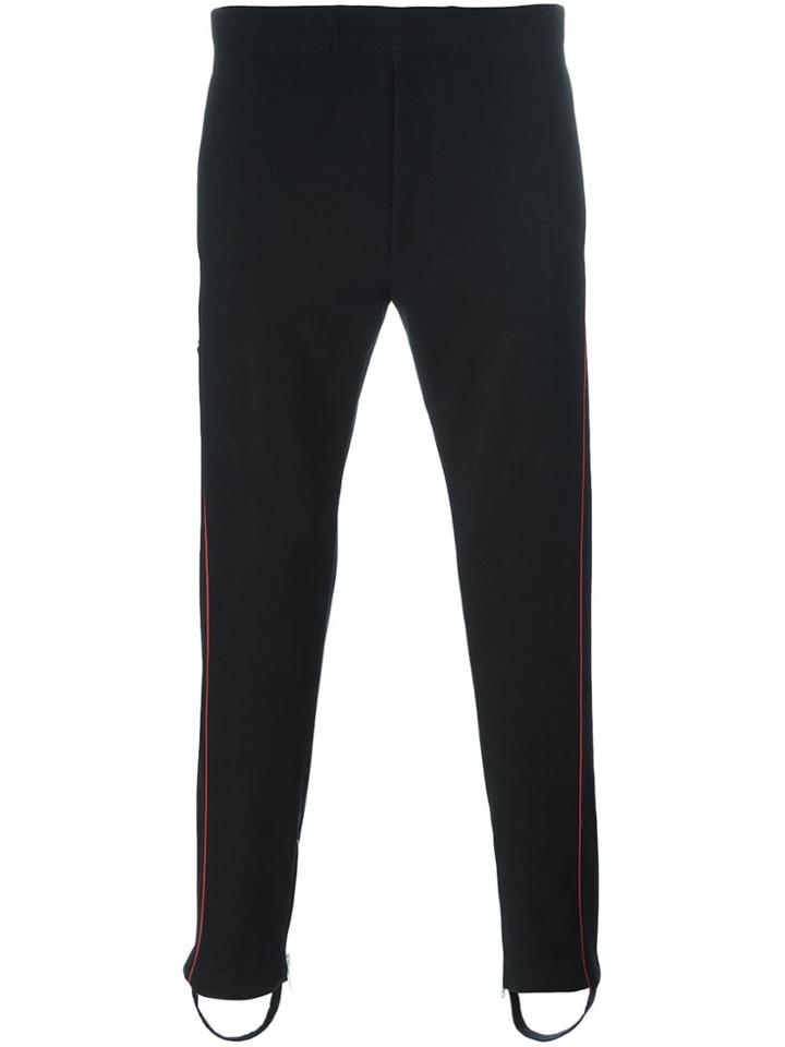Alexander Mcqueen Straight Leg Trousers - Black