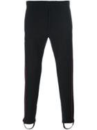 Alexander Mcqueen Straight Leg Trousers - Black